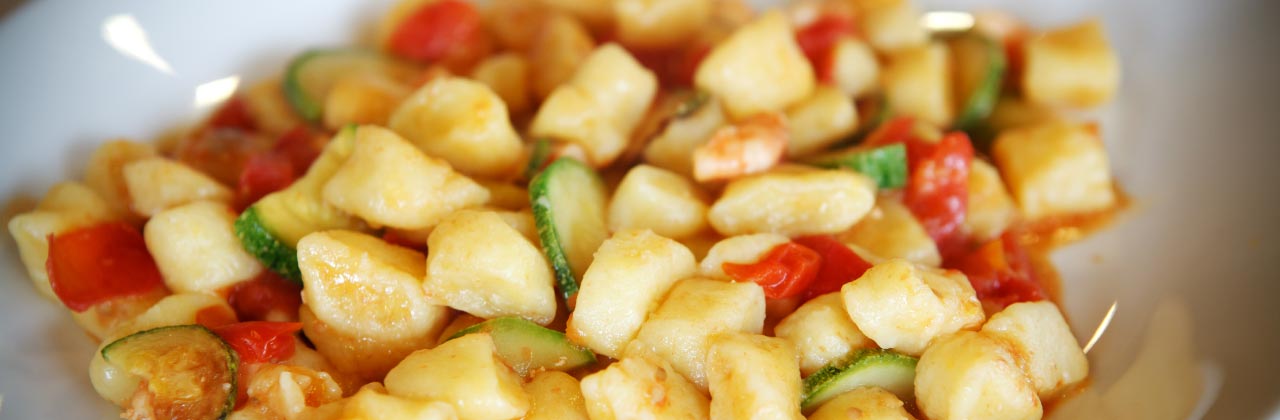 Gnocchi Zucchini Pfanne