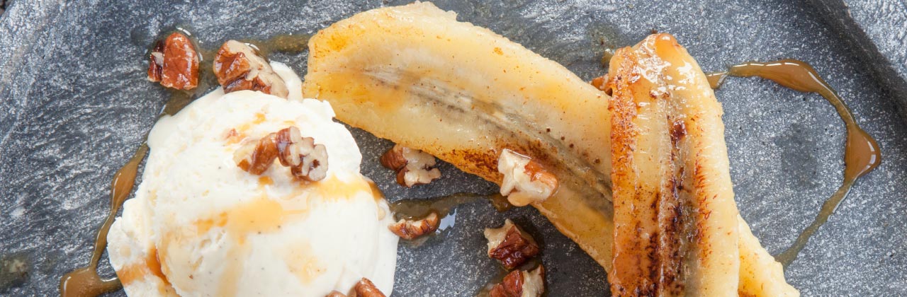 Grill-Dessert: Gegrillte Banane